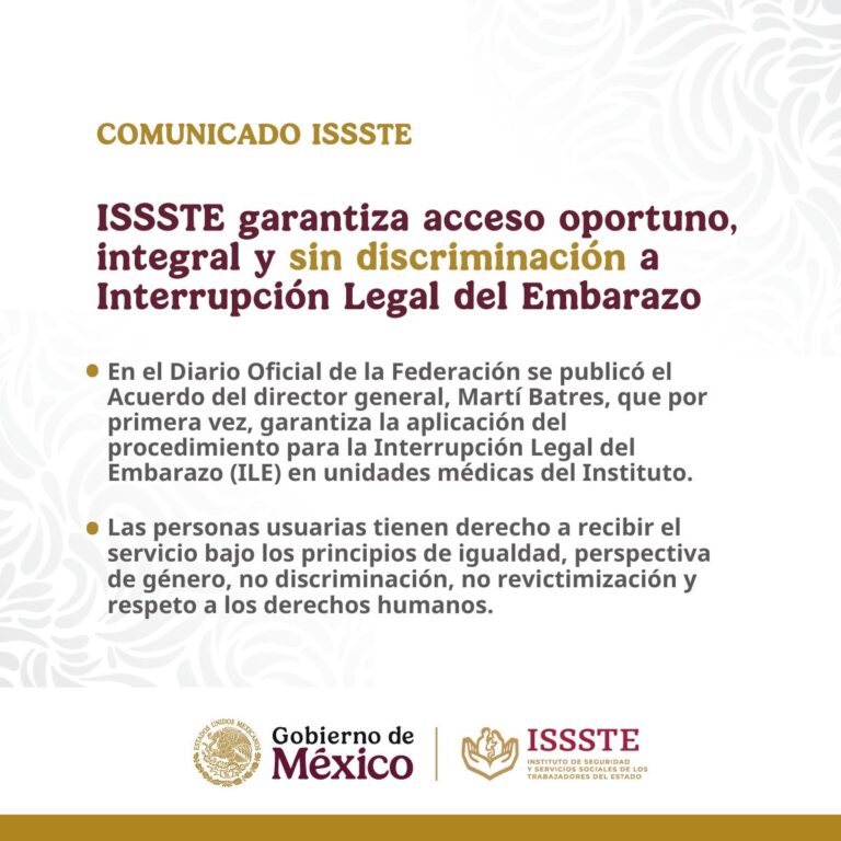 Hospitales del ISSSTE ya pueden realizar 4bort0s legales en todo México