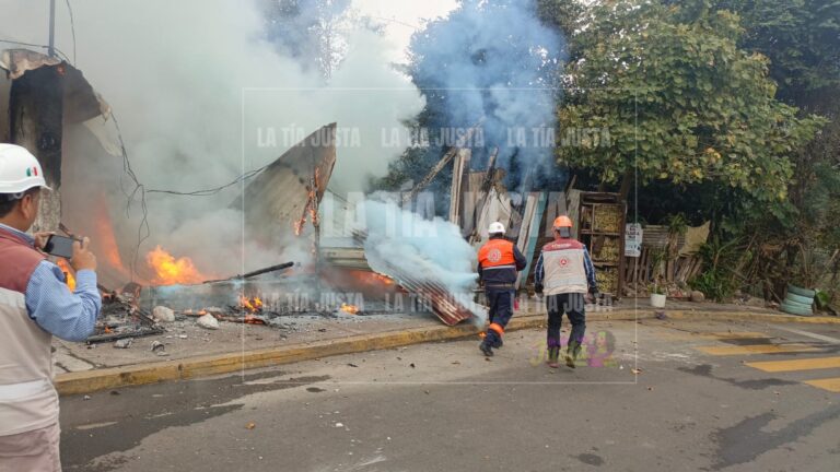 FUEGO CONSUME VIVIENDA EN SAN PEDRO