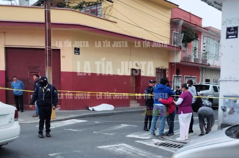 Muer3 adulto mayor en la vía pública