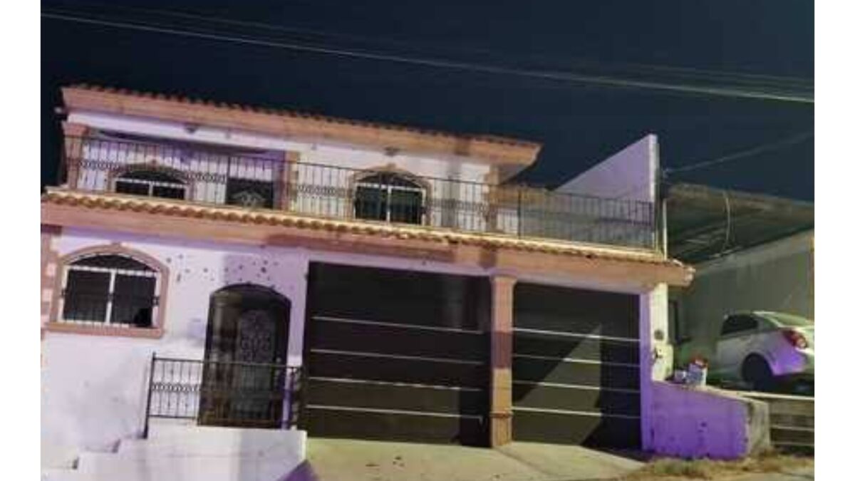 DOS VIVIENDAS SON ATACADAS A DISPAROS EN CULIACÁN.