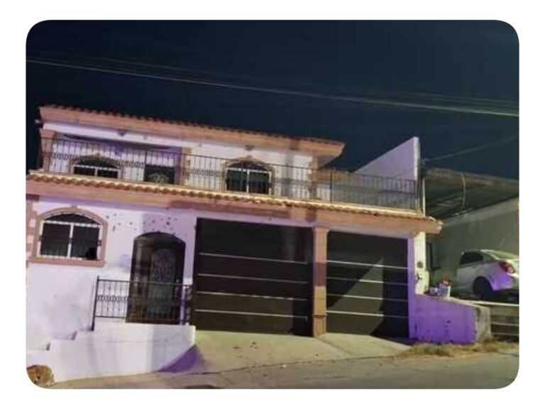 DOS VIVIENDAS SON ATACADAS A DISPAROS EN CULIACÁN.