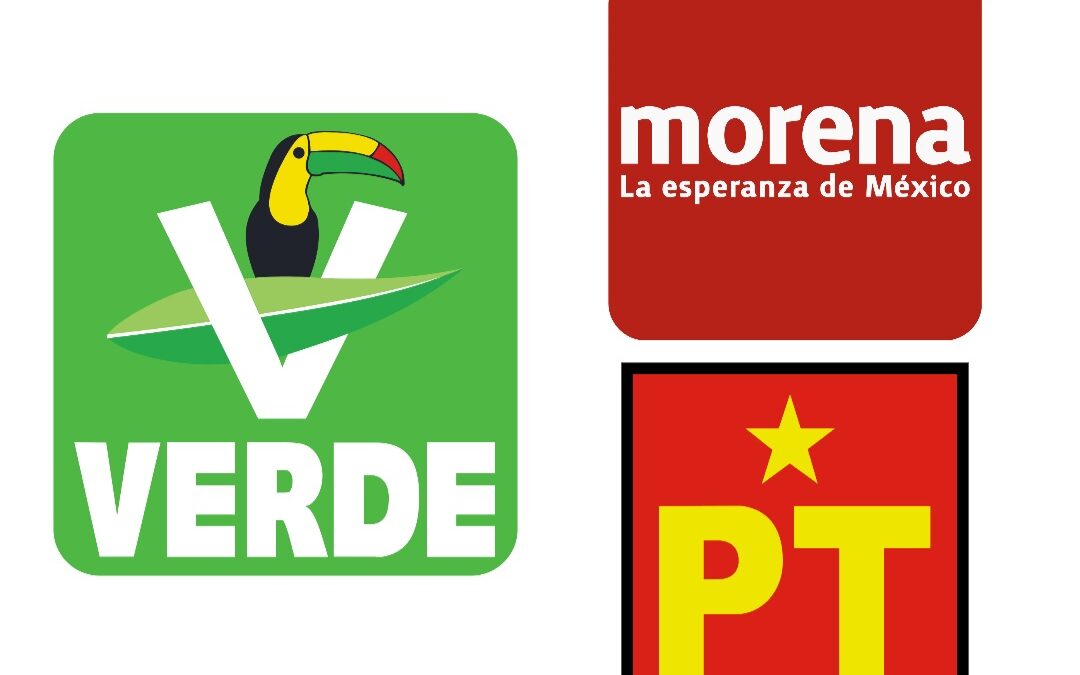VERACRUZ PARA ELECCIONES 2025, MORENA, PVEM Y PT IRÁN EN ALIANZA EN 180 MUNICIPIOS Y EN 32, SOLOS.
