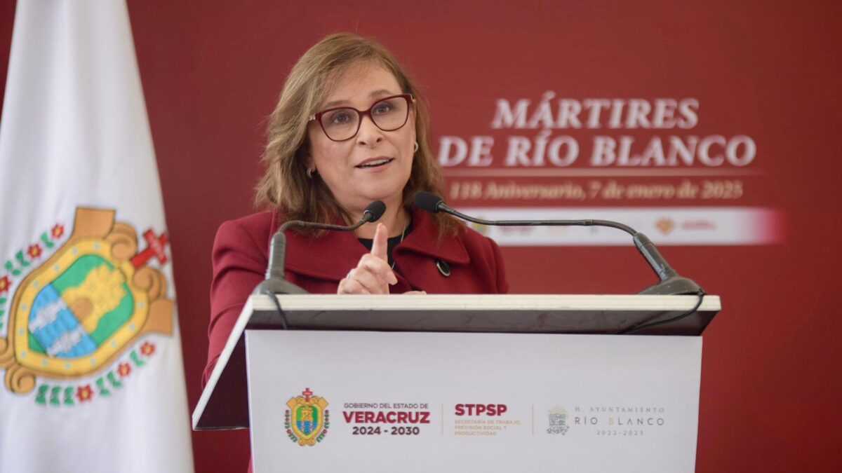 A 118 años del movimiento obrero, destaca Rocío Nahle avances en salario y derechos laborales