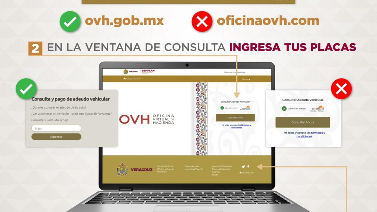 Alerta Sefiplan sobre fraudes en línea a contribuyentes a través de portal falso