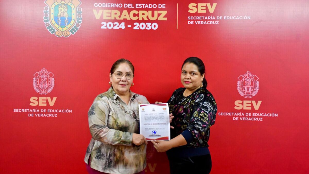 Nidia Carilú Nava Palomec asume Dirección  de Educación Indígena anuncia SEV