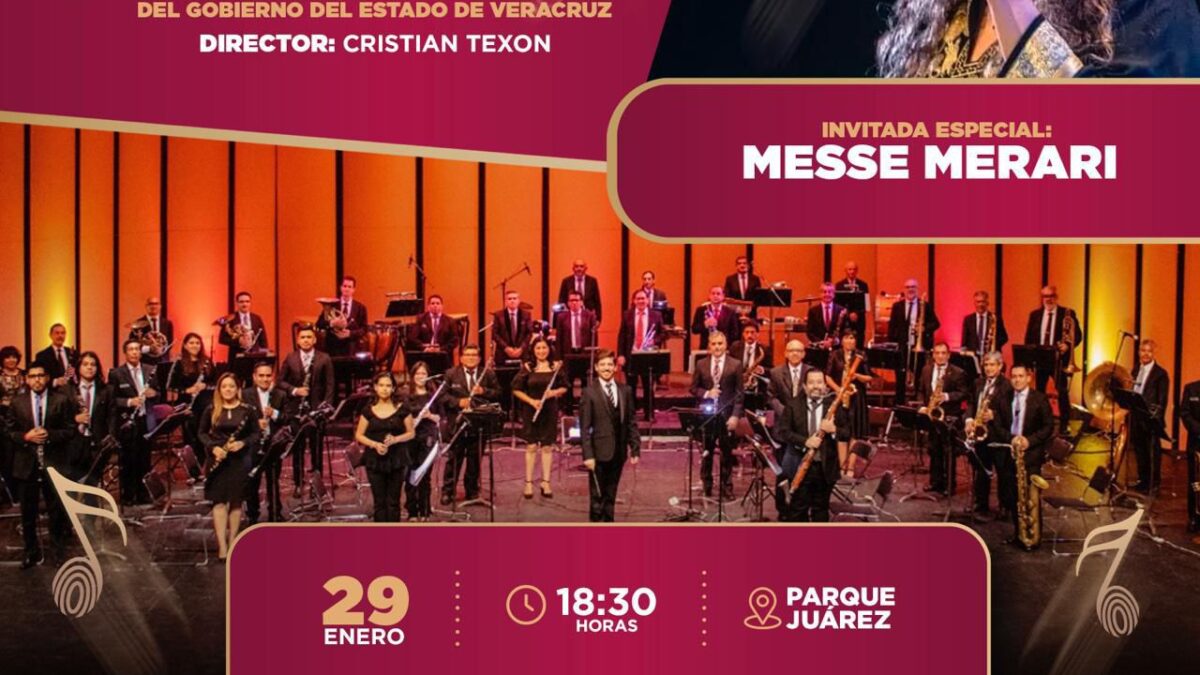 Banda Sinfónica celebra 139 años con un concierto en el parque Juárez