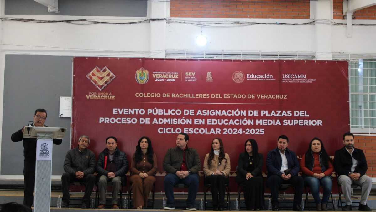 Garantiza COBAEV transparencia en asignación de vacantes para el ciclo escolar 2024-2025