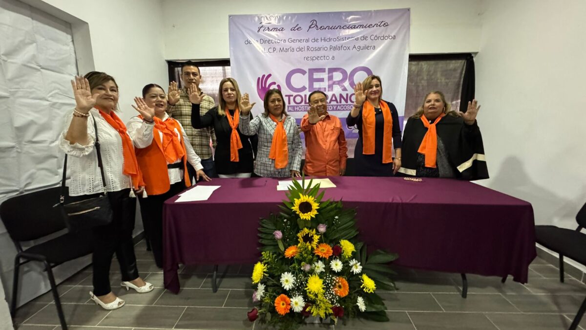 En el marco del Día Naranja, inauguran Unidad de Género en Hidrosistema de Córdoba