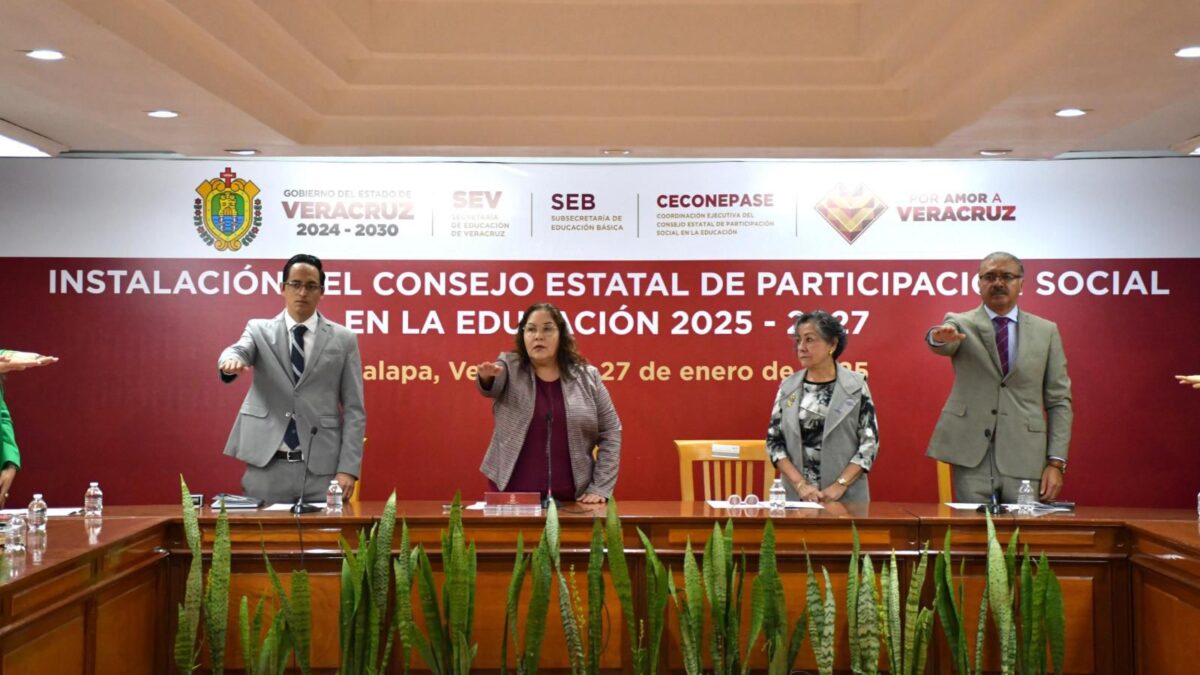 Instala SEV Consejo Estatal de Participación Social para fortalecer educación inclusiva y democrática