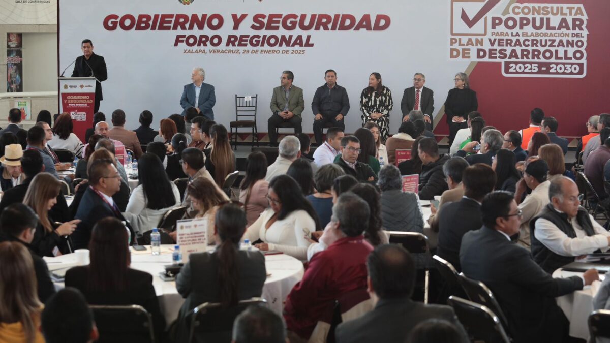 Diálogo y propuestas: Veracruz define estrategia de seguridad para 2025-2030