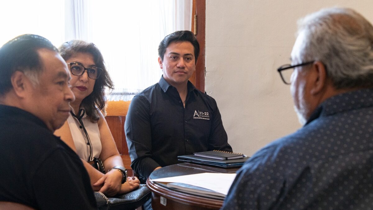 Alcalde Juan Martínez mantiene reunión con Colegio de Arquitectos de Córdoba-Orizaba