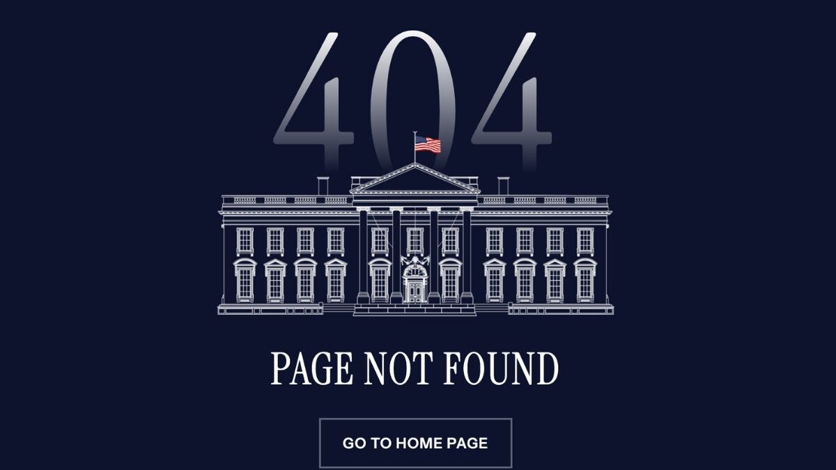 ‘Error 404’: Trump cierra la web y las redes sociales en español de la Casa Blanca