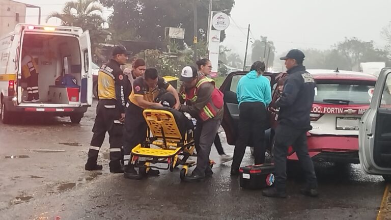 TRES LESIONADOS EN CHOQUE