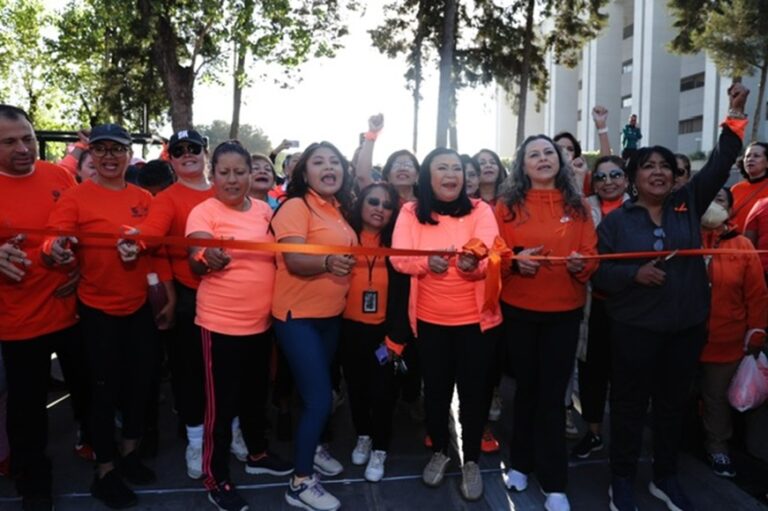 Realizan en San Lázaro Jornada Deportiva por la No Violencia contra las Mujeres “Día Naranja”