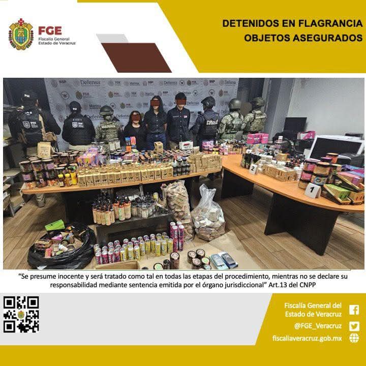 DETENIDOS EN FLAGRANCIA EN OPERATIVOS CONJUNTOS CON FUERZAS FEDERALES EN ORIZABA.
