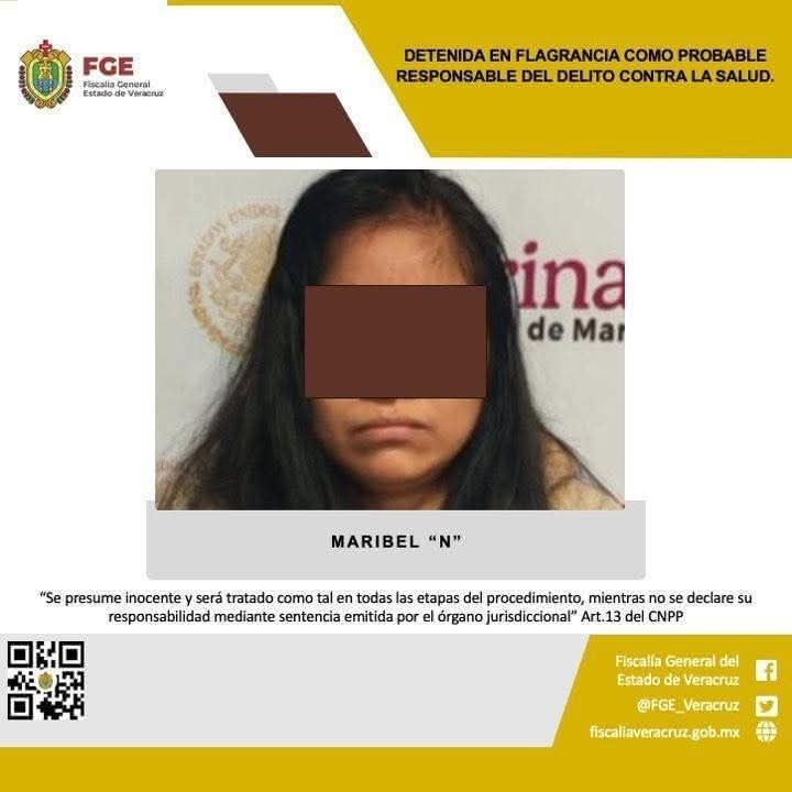 DETENIDA EN FLAGRANCIA EN OPERATIVOS CONJUNTOS CON FUERZAS FEDERALES EN RAFAEL DELGADO.