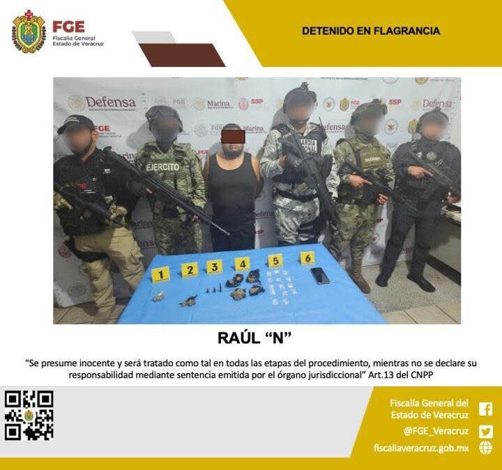 DETENIDO EN FLAGRANCIA Y ENERVANTES ASEGURADOS EN OPERATIVO DE CATEO CON FUERZAS FEDERALES EN CIUDAD MENDOZA.