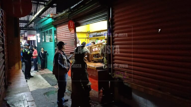 MOVILIZACIÓN DE BOMBEROS EN MERCADO REVOLUCIÓN