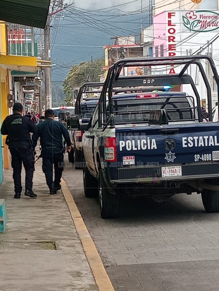 Asalto a cuentahabiente en sucursal bancaria de Huatusco