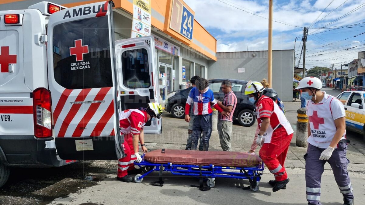 LESIONADA EN ACCIDENTE