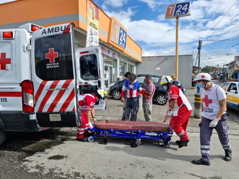 LESIONADA EN ACCIDENTE