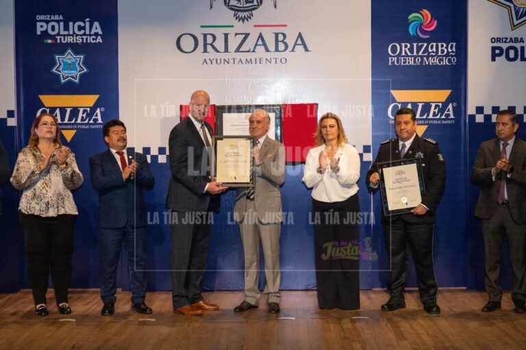 Entrega de la Certificación CALEA a la Coordinación de Seguridad Pública Municipal de Orizaba