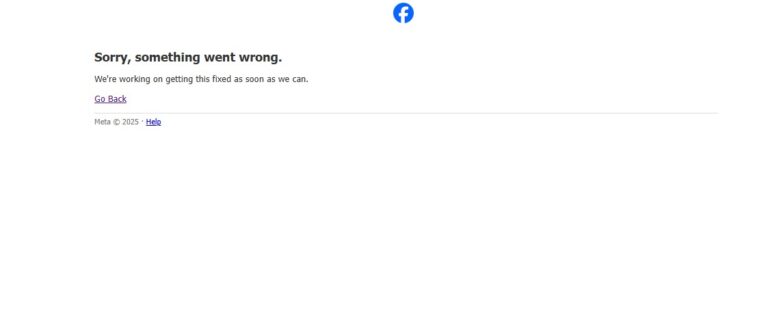 Usuarios reportan fallas en Facebook, su servicio se mantiene intermitente.