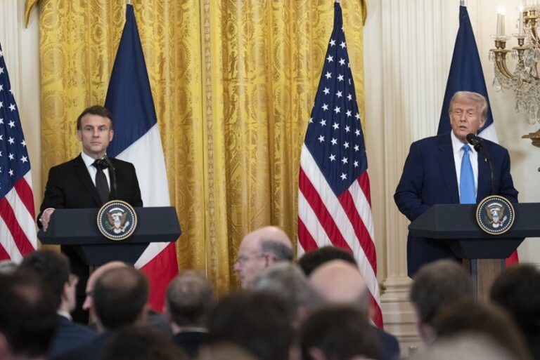 Encuentro o desencuentro de Trump con Macrón