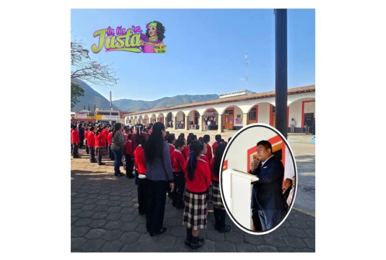 DIPUTADO FEDERAL, PRESENTE EN EVENTO DEL DÍA  DE LA BANDERA EN EL MUNICIPIO DE MALTRATA.