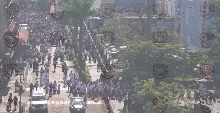 Corporaciones de seguridad del Ayuntamiento de Córdoba resguardan personas en peregrinación