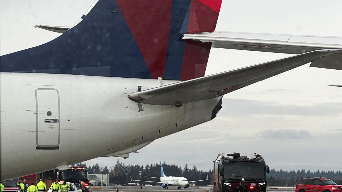 Chocan aviones en Seattle; uno se dirigía a Puerto Vallarta