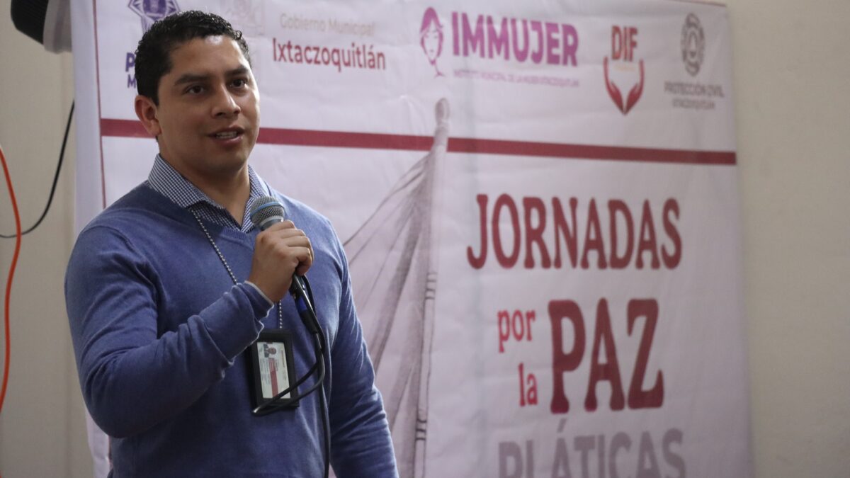 Realizan pláticas para la prevención del delito en Ixtaczoquitlán