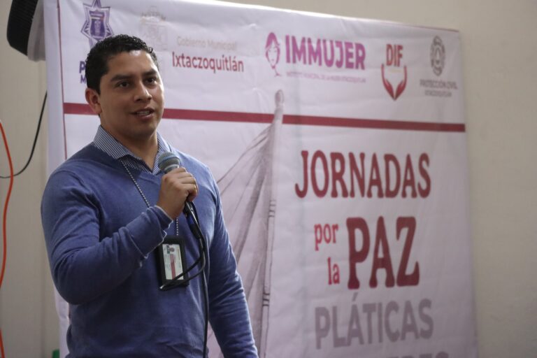 Realizan pláticas para la prevención del delito en Ixtaczoquitlán