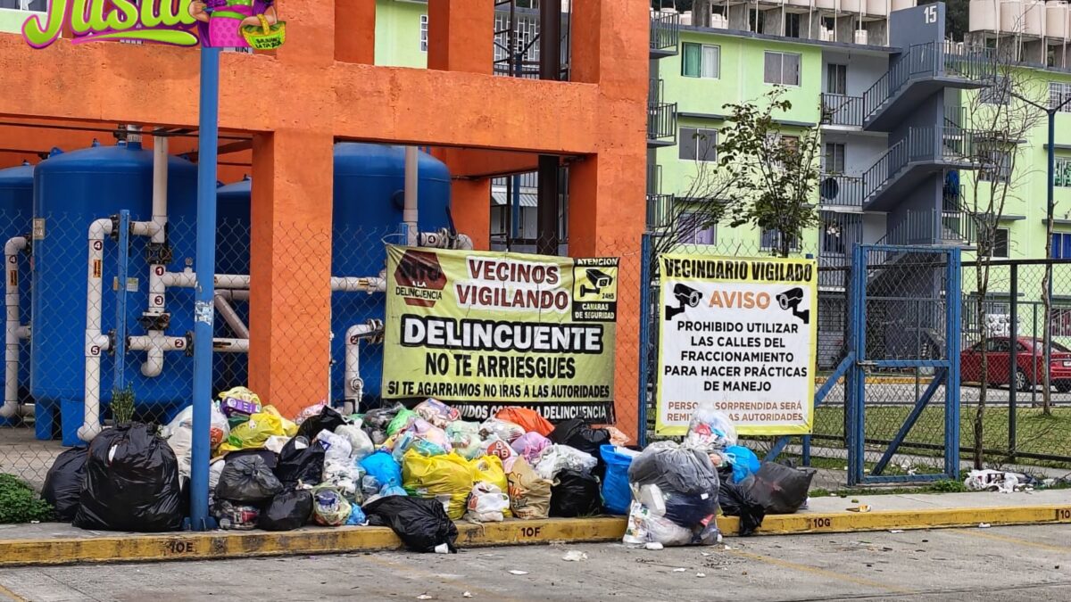DENUNCIAN CONTAMINACIÓN POR FALTA DEL SERVICIO DE LIMPIA PÚBLICA EN RIO BLANCO.