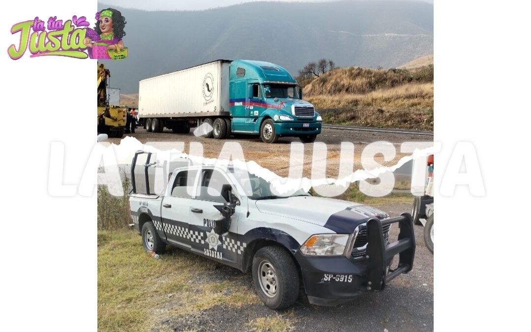 SE DESATA PERSECUCIÓN SOBRE LA AUTOPISTA 150D ORIZABA- PUEBLA, TRAS EL ROBO DE UN TRÁILER; FUE ASEGURADO EN EL TRÉBOL DE MALTRATA.