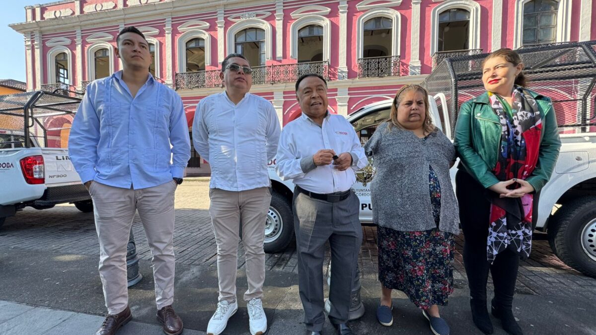 Entregan Unidades Nuevas a Servicios Municipales y Protección Civil de Córdoba