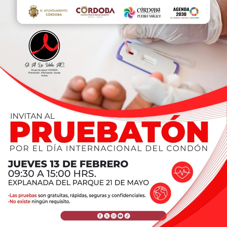 Invita coordinación de Salud a Pruebatón para detección de enfermedades de transmisión sexual