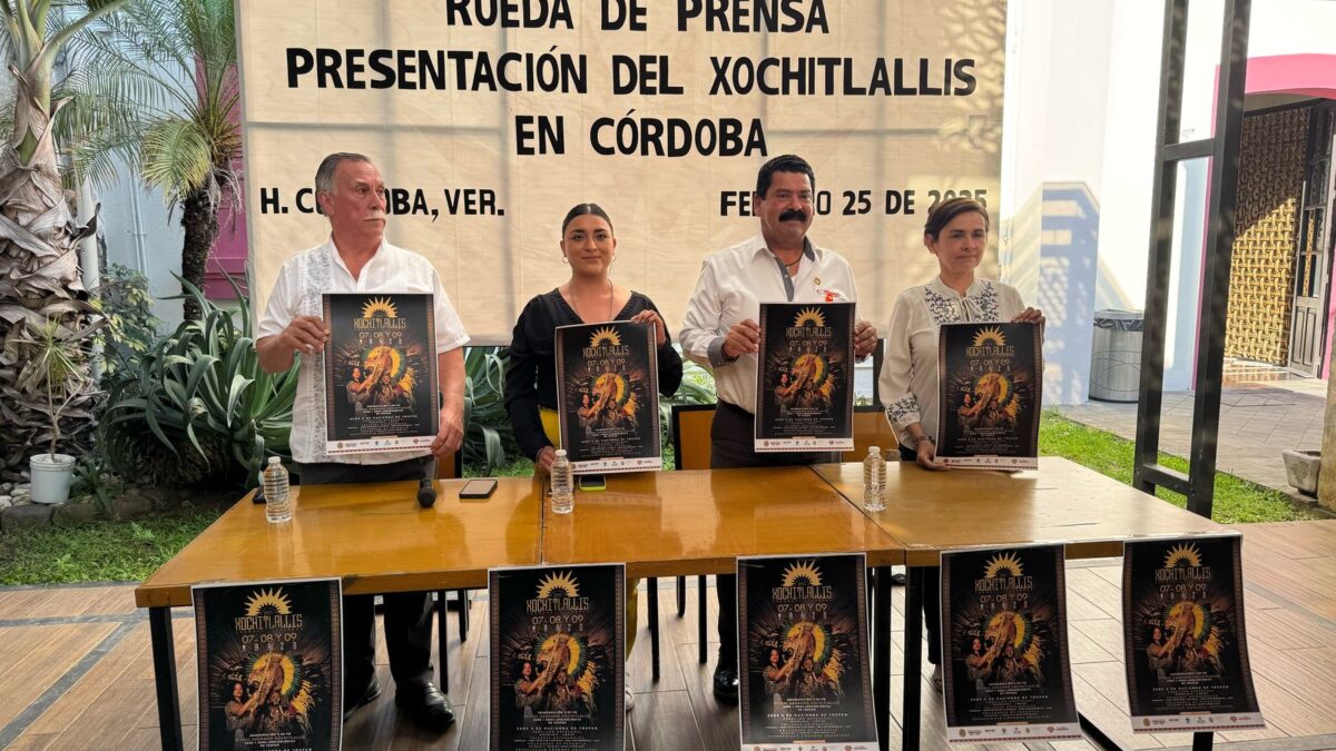 Presentan en rueda de prensa: Xochitlallis Córdoba 2025