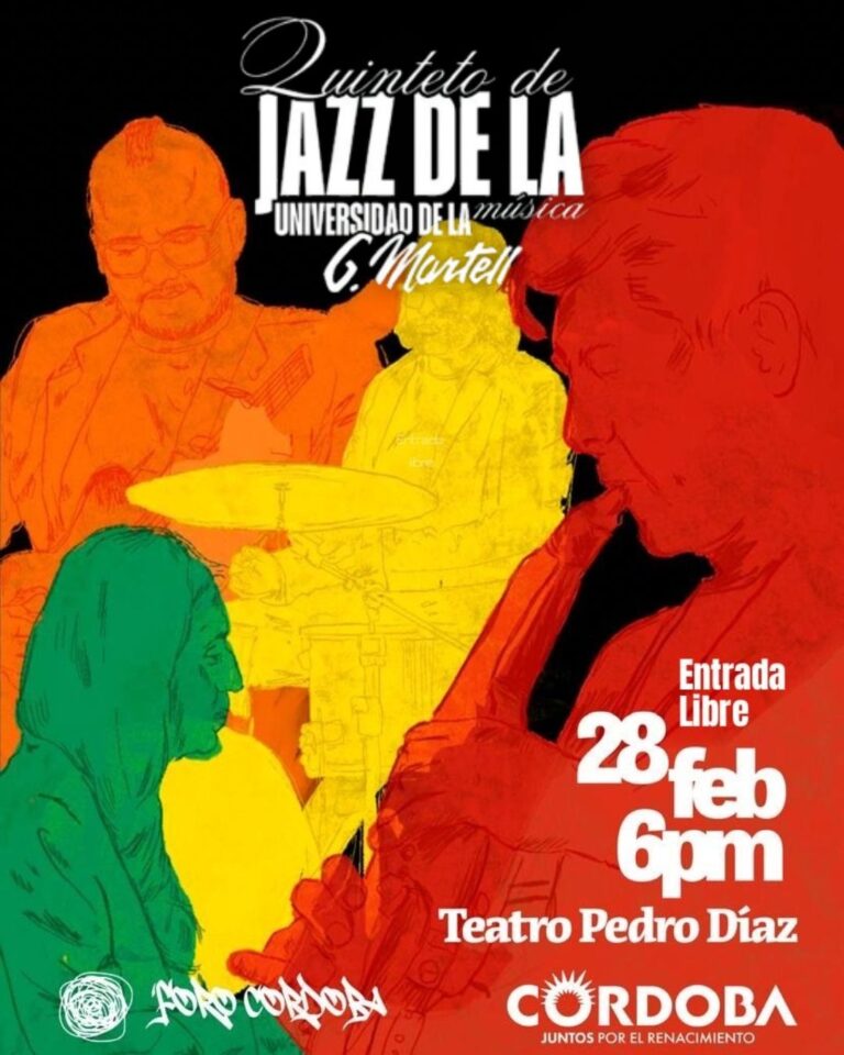 Mañana gran concierto de Jazz en Córdoba de la Universidad G. Martell