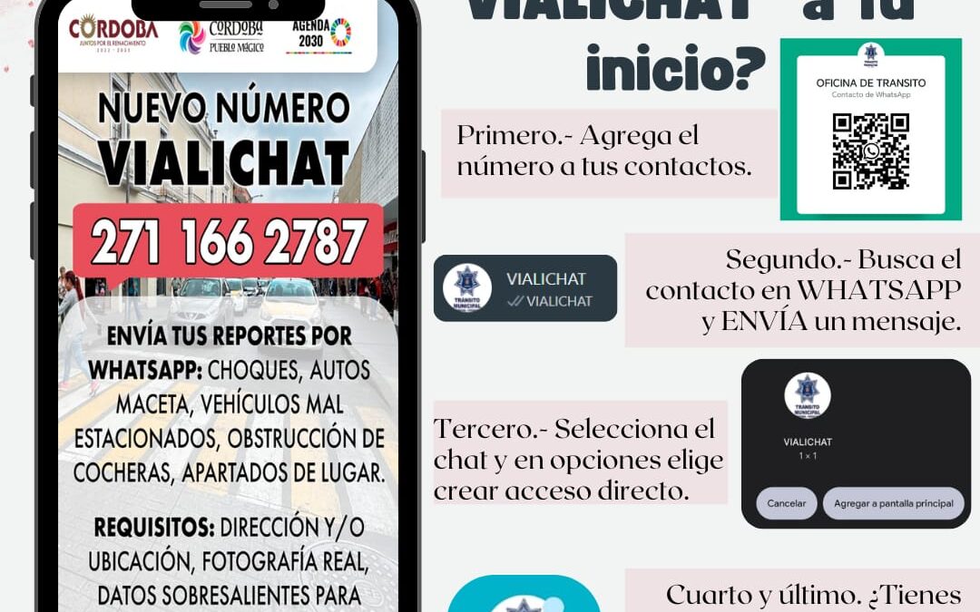 Vialichat, acercamos a la ciudadanía con la dirección de Tránsito Municipal