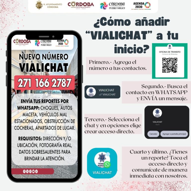 Vialichat, acercamos a la ciudadanía con la dirección de Tránsito Municipal