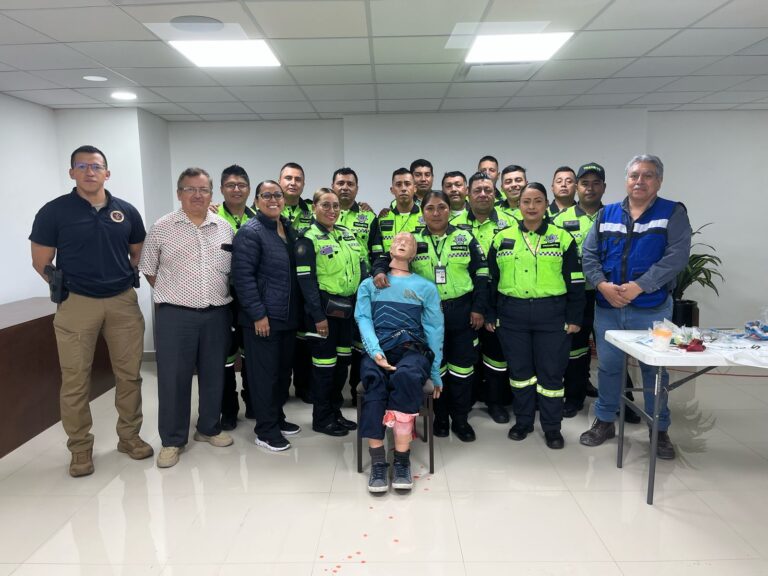 Continúan capacitando a agentes viales ahora fue en primeros auxilios
