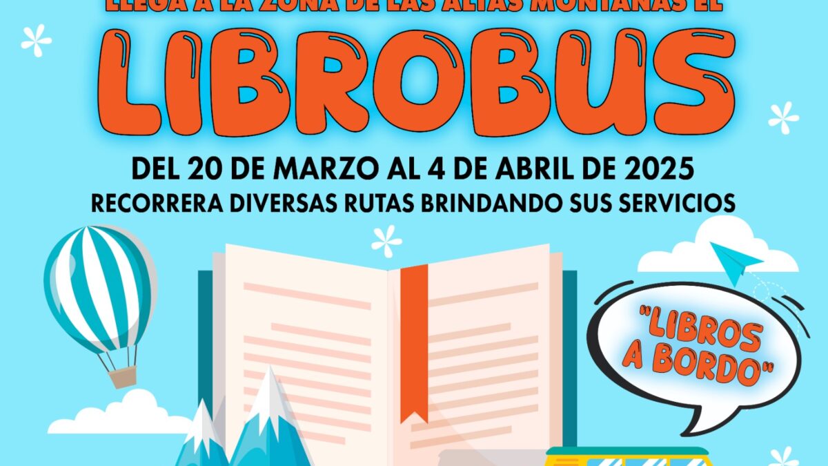 ¡Ya viene! Librobús llegará de visita a Córdoba