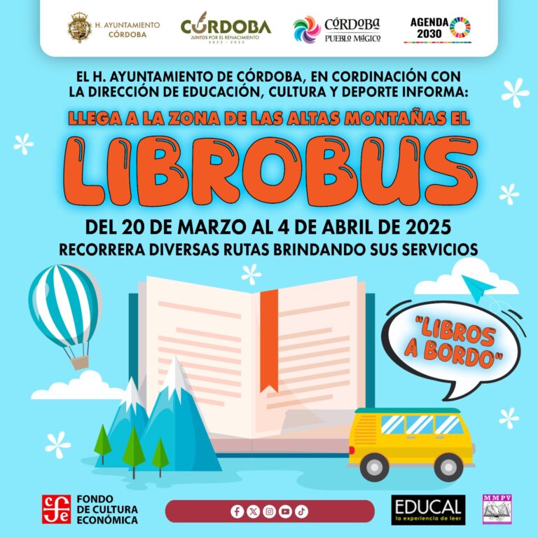 ¡Ya viene! Librobús llegará de visita a Córdoba
