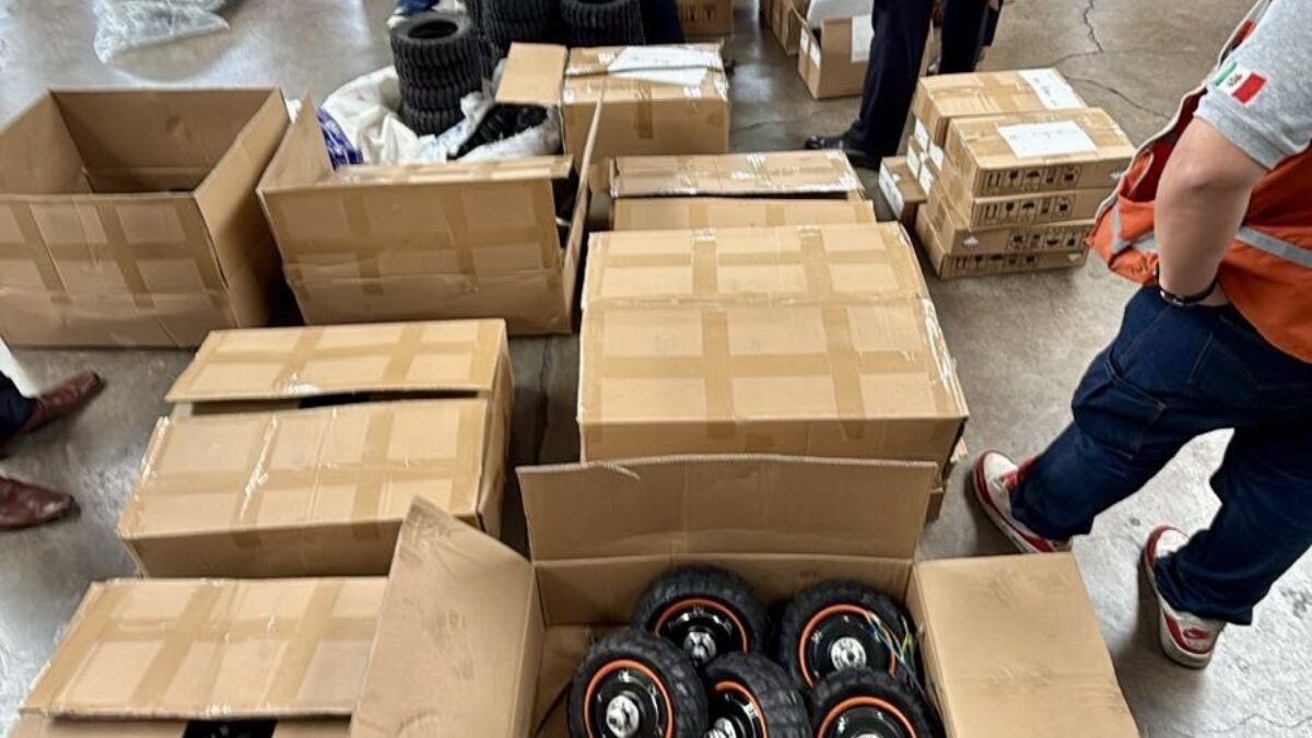 Decomisan mercancía china por unos 300 mdp