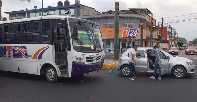 Choque por alcance en Orizaba