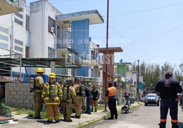 CONATO DE INCENDIO GENERA MOVILIZACIÓN DE GRUPOS DE AUXILIO