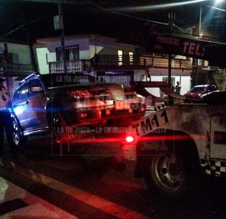 Accidente en colonia Lourdes deja una persona lesionada