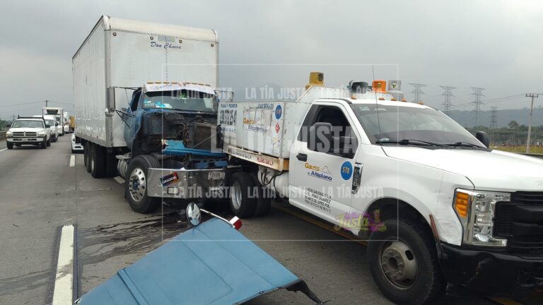Accidente múltiple en la Autopista Orizaba-Córdoba 