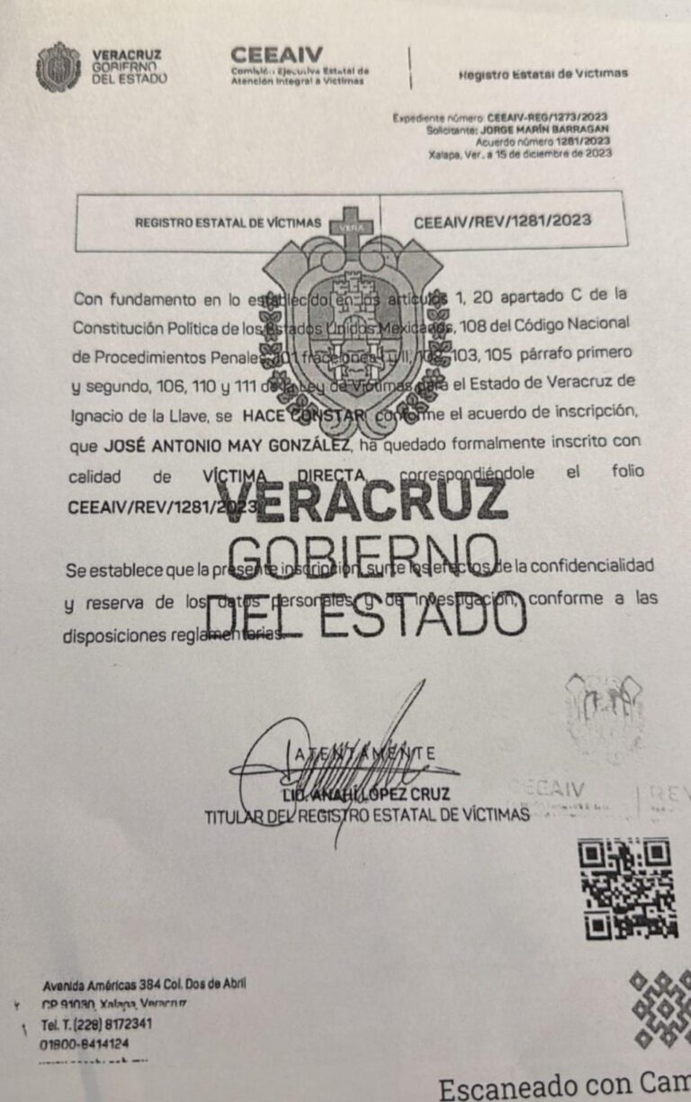 Toño May evidencia que continúa siendo víctima del Estado